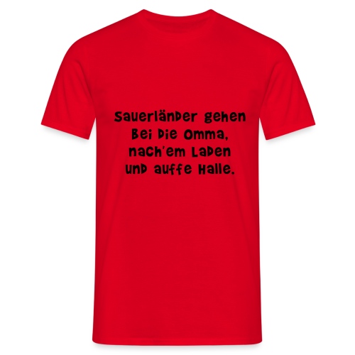 Grammatik - Männer T-Shirt