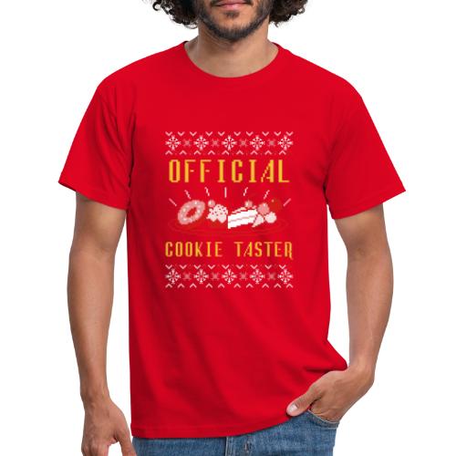 Morsom julegenser - Official cookie taster - T-skjorte for menn