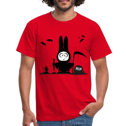 Halloween Hase Kaninchen Fledermaus RIP Sense Tod - Männer T-Shirt