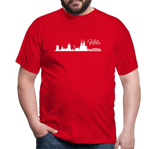Köln-Skyline - Männer T-Shirt