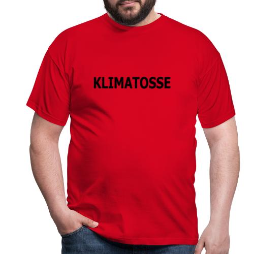 KLIMATOSSE SORT - T-shirt til herrer