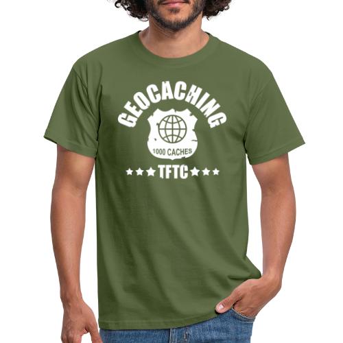 geocaching - 1000 caches - TFTC / 1 color - Männer T-Shirt