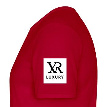 Luxuriöses XR-Design für exklusive Mode - Männer T-Shirt - Rot - Links - AI Model Male 178 dark (178cm)