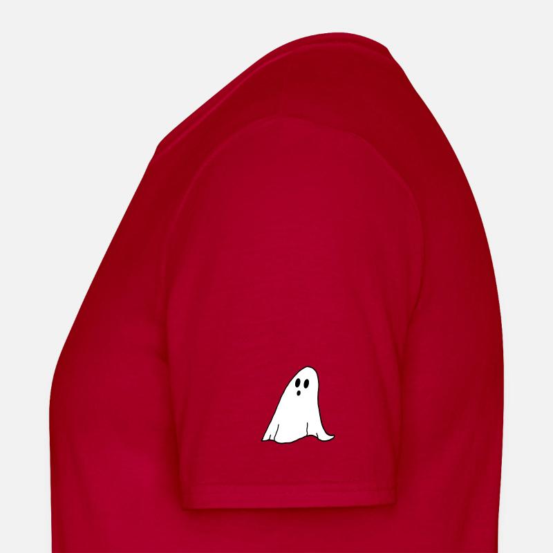 Ghost white - Männer T-Shirt - Rot