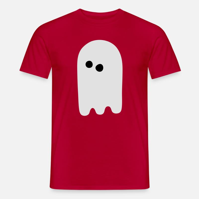 Gespenst - Männer T-Shirt - Rot