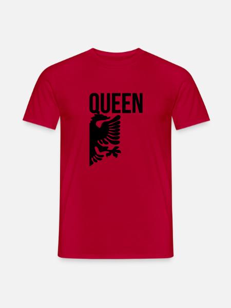 Queen albo - Männer T-Shirt - Rot