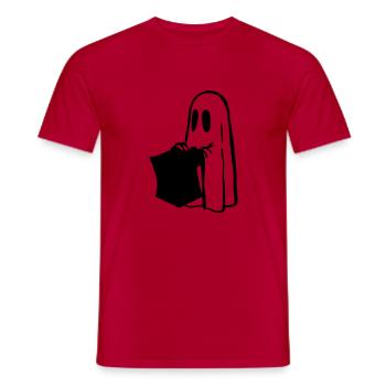 Halloween - Männer T-Shirt - Rot - Vorne - AI Model Male 178 dark (178cm)