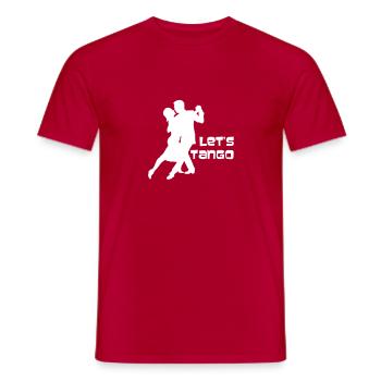 Lets Tango 2 - Men's T-Shirt - red - Front - AI Model Male 178 dark (178cm)