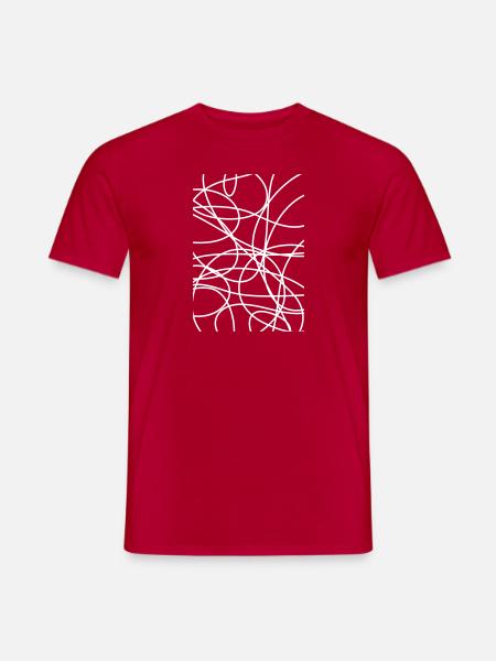 gekritzel - Männer T-Shirt - Rot