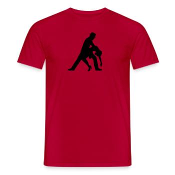 Salsa - Men's T-Shirt - red - Front - AI Model Male 178 dark (178cm)