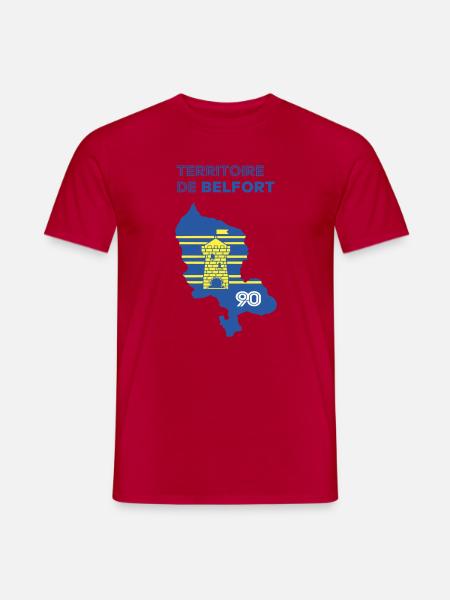 Territory of Belfort 90 - Men's T-Shirt - red