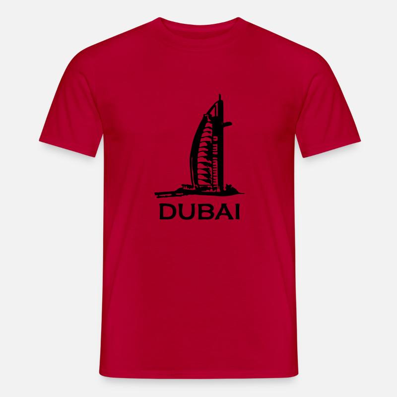 dubai - Männer T-Shirt - Rot