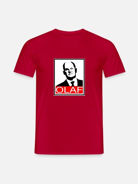 OLAF, yes he can - Männer T-Shirt - Rot