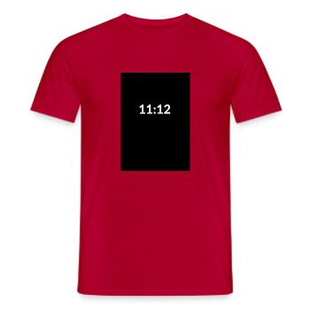 frauen hoodie - Männer T-Shirt - Rot - Vorne - AI Model Male 178 dark (178cm)