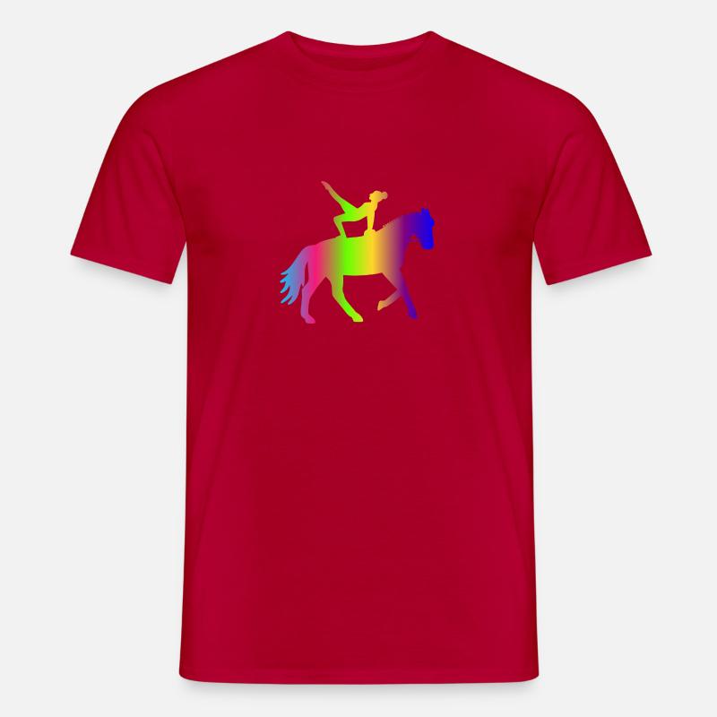 Volti bunt - Voltigierer Geschenk - Männer T-Shirt - Rot