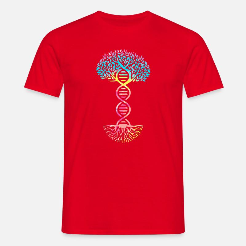 Structural formula molecule - Men's T-Shirt - red