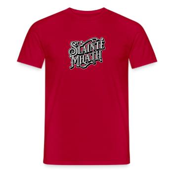 Slainte Mhath - Men's T-Shirt - red - Front - AI Model Male 178 dark (178cm)
