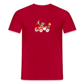 Auto, Wiltsch, Motor, Sport, Frech, Schweiz, art - Men's T-Shirt - red - Front - AI Model Male 178 dark (178cm)