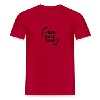 Football Team - Men's T-Shirt - red - Front - AI Model Male 178 dark (178cm)
