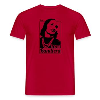 Heroes: Irma Flag - Men's T-Shirt - red - Front - AI Model Male 178 dark (178cm)