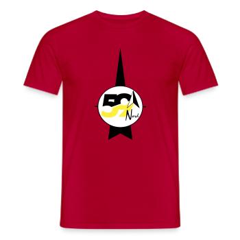 59 Nord-Logo - Männer T-Shirt - Rot - Vorne - AI Model Male 178 dark (178cm)