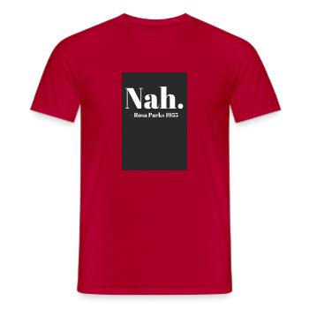 Rosa Parks - T-shirt homme - rouge - Devant - AI Model Male 178 dark (178cm)