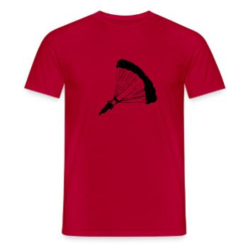 Fallschirmjäger - Männer T-Shirt - Rot - Vorne - AI Model Male 178 dark (178cm)