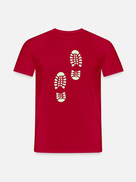 Outdoor footpath - Men's T-Shirt - red