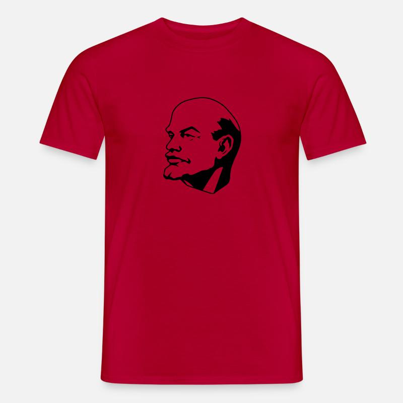 Lenin - Männer T-Shirt - Rot
