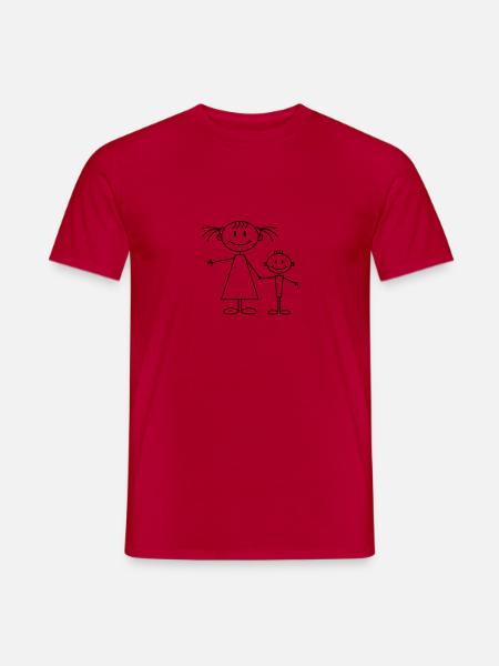 big_sister - Männer T-Shirt - Rot