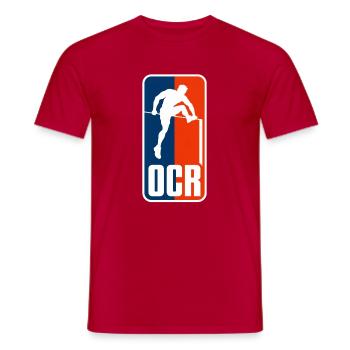 53392103-E351-455C-9FA0-400DA8A2D6BE - Männer T-Shirt - Rot - Vorne - AI Model Male 178 dark (178cm)