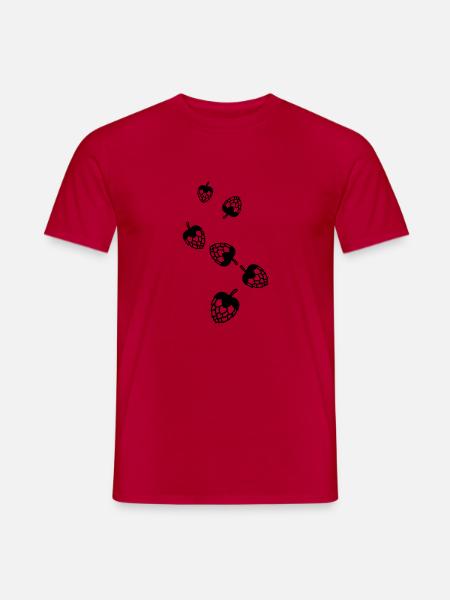 Bier zapfen icon - Männer T-Shirt - Rot