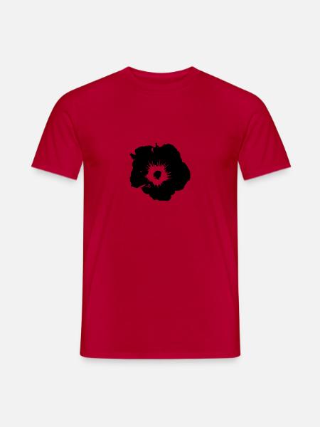 hibiskusblüte - Männer T-Shirt - Rot