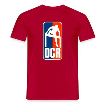 D5174F71-138D-415B-A064-3E5FBFE1FA07 - Männer T-Shirt - Rot - Vorne - AI Model Male 178 dark (178cm)