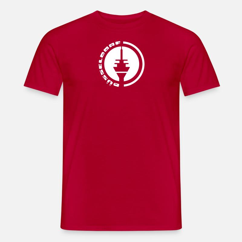 Düsseldorf Fernsehturm Emblem - Männer T-Shirt - undefined