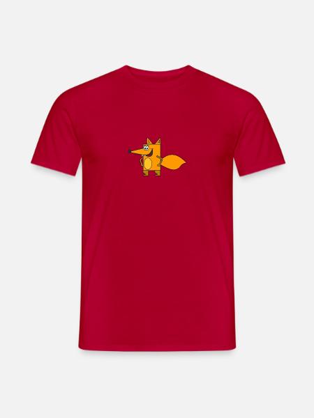 arctic fox fuchs68 - Men's T-Shirt - red