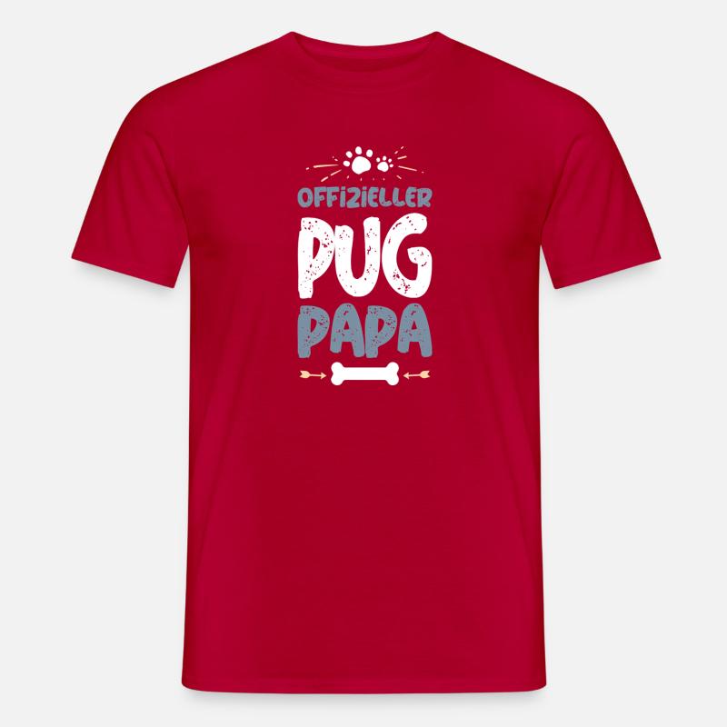 PUG - Männer T-Shirt - Rot