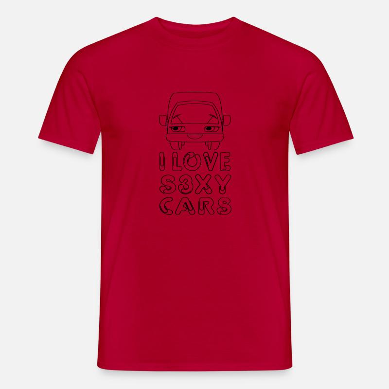 Car Auto - Mænd T-shirt - rød