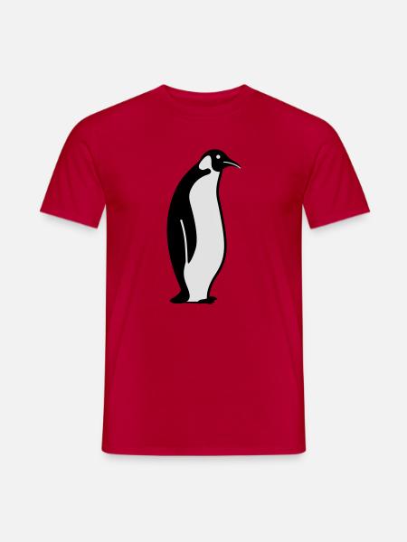 Pinguin pinguïn - Männer T-Shirt - Rot