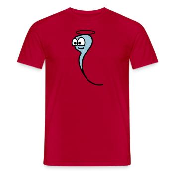 Good sperm - Men's T-Shirt - red - Front - AI Model Male 178 dark (178cm)