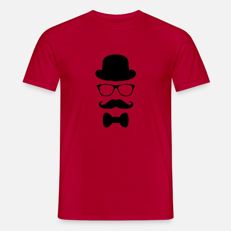 Gentleman - Männer T-Shirt - Rot
