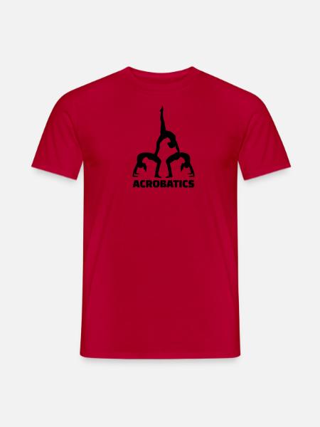 Acrobatics - T-shirt homme - rouge