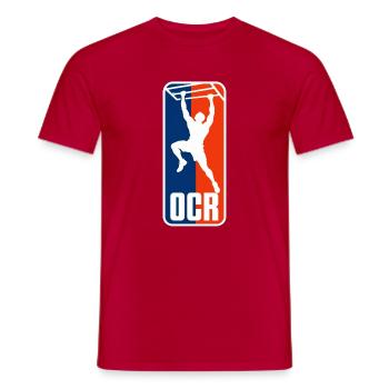 6EEF1C17-1866-4DA8-9DC6-C9604F4BDD2C - Männer T-Shirt - Rot - Vorne - AI Model Male 178 dark (178cm)
