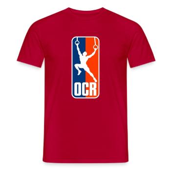 A1066593-09FC-4E02-B380-1DC5E6C97490 - Männer T-Shirt - Rot - Vorne - AI Model Male 178 dark (178cm)