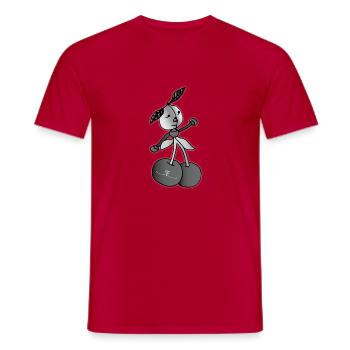 Fruit de danse - T-shirt homme - rouge - Devant - AI Model Male 178 dark (178cm)