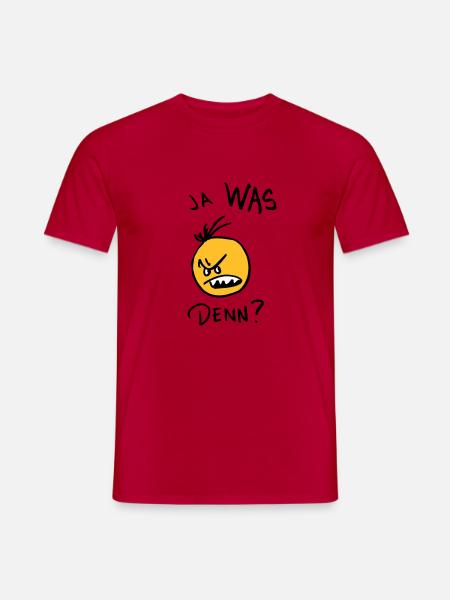 Schlechte Laune - Männer T-Shirt - Rot