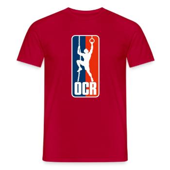 DFC5CAD9-DE1B-4990-B98E-597817494479 - Männer T-Shirt - Rot - Vorne - AI Model Male 178 dark (178cm)