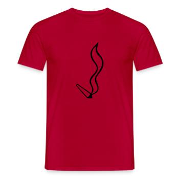 joint - Men's T-Shirt - red - Front - AI Model Male 178 dark (178cm)