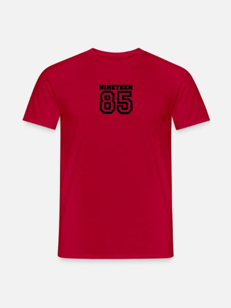 1985 - Männer T-Shirt - Rot