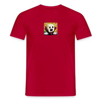 Comte Tofula - T-shirt homme - rouge - Devant - AI Model Male 178 dark (178cm)